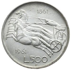 Italy, 500 Lira, 1961.