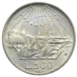 Włochy, 500 lirów, 1965r.