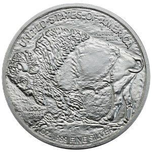 USA, bizon, 1 oz, Srebro 999 (Dead Indian)