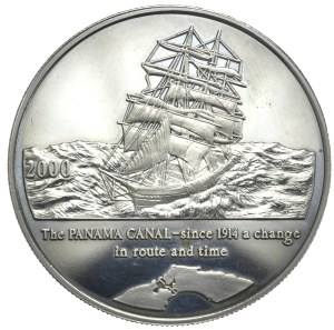 Congo, 5 Francs, 2000, Panama Canal