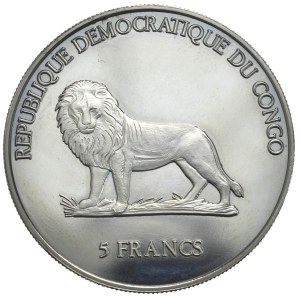Congo, 5 Francs, 2000, Panama Canal