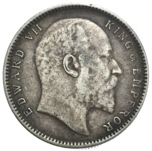 India, 1 Rupee, 1906.