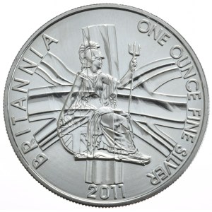 Wielka Brytania, Brytania 2011r., 1 oz.
