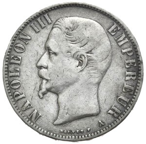 France, 5 Francs, 1855, A