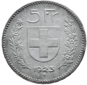 Switzerland, 5 Francs, 1923.