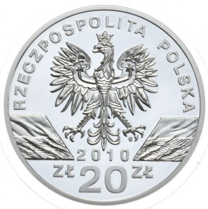 Poland, 20 gold, 2010, Horseshoe Bat