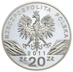Poland, 20 gold, 2011, Badger