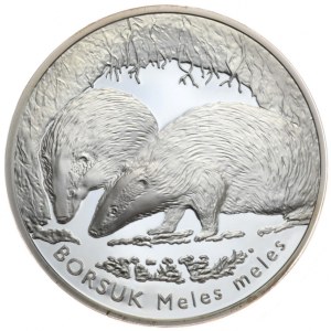 Polska, 20 złotych, 2011r., Borsuk