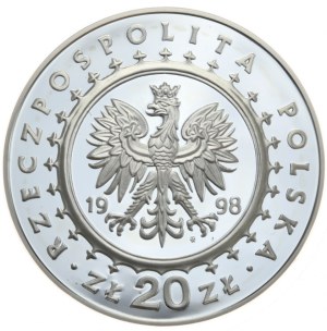 Poland, 20 gold, 1998, Kórnik Castle