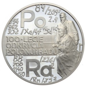 Poland, 20 gold, 1998, Polonium and Radium