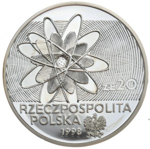 Poland, 20 gold, 1998, Polonium and Radium