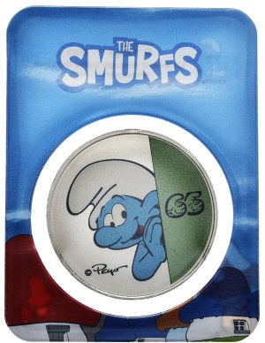 Niue, $2, 2023, Smurfs