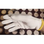 Numismatic gloves made of nylon yarn