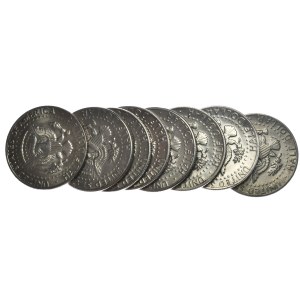 USA, 1/2 Dolara, 1971-4r., 8 szt.