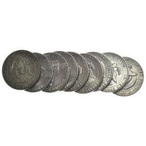 USA, 1/2 Dolara, 1971-6r., 9 szt.