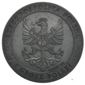 Husaria3, 1 Grosz Polski, 2024r., NEGRO nr.: PRÓBA
