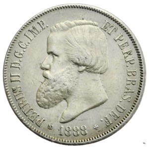 Brazylia, 2000 Reis (Reali), 1888r.