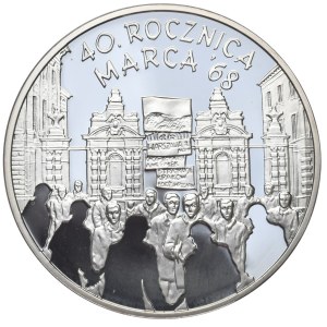 Polska, 10 złotych, 2008r., Marzec 68.