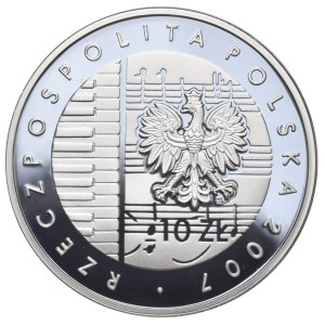 Polska, 10 złotych, 2007r., K. Szymanowski