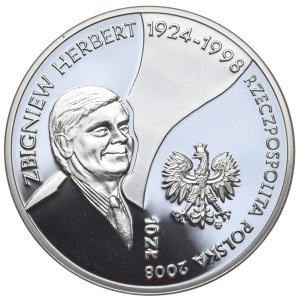 Polska, 10 złotych, 2008r., Z. Herbert