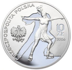 Poland, 10 gold, 2006, Turin 2006