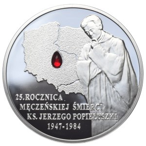 Polska, 10 złotych, 2009r., J. Popiełuszko