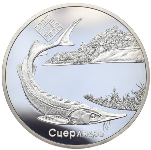 Belarus, 20 RUB, 2007, sturgeon