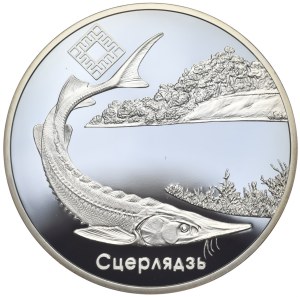 Belarus, 20 RUB, 2007, sturgeon