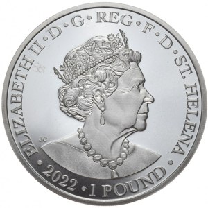 St. Helena Island, 1 Pound, 2022, Hera