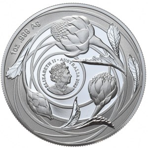 Australia, $1, 2022, Waratah