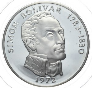 Panama, 20 Balboas, 1972, 3.85oz., proof