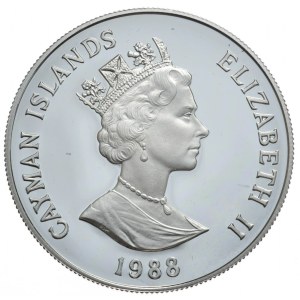 Kajmany, 5 Dolarów, 1988r., 500 lat