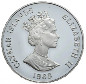 Cayman Islands, $5, 1988, 500 years old