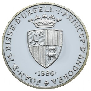 Andorra, 10 Diners, 1993r., Żaglowiec