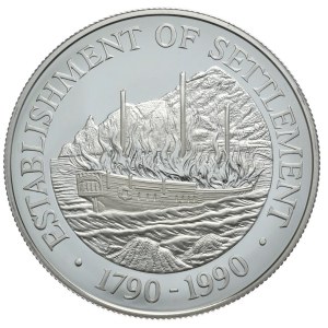 Pitcairn, 1 Dolar, 1990r., Settlement