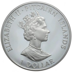 Pitcairn, 1 Dolar, 1990r., Settlement