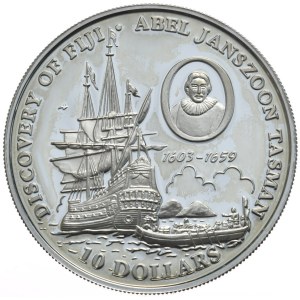 Fidżi, 10 Dolarów, 1993r., Tasman