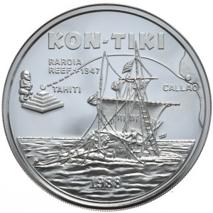 Samoa i Sisifo, 10 Tala, 1988r. Kon-Tiki