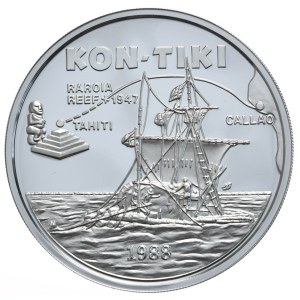 Samoa i Sisifo, 10 Tala, 1988r. Kon-Tiki