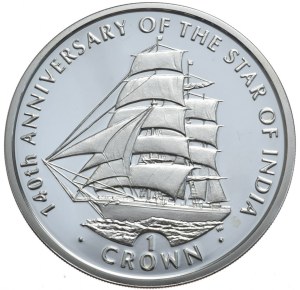 Isle of Man, 1 Crown, 2003, India