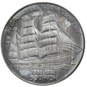Korea Pn, 500 Won, 1988r., Fock