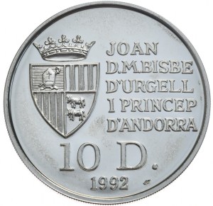 Andorra, 10 Diners, 1992, Squirrel