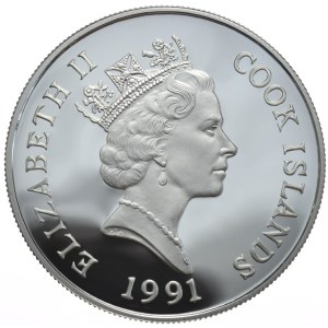 Wyspy Cooka, 50 Dolarów, 1991r., Kangur