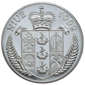 Niue, 10 Dolarów, 1992r., Wieloryby