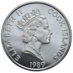 Wyspy Cooka, 50 Dolarów, 1989r. K. Kolumb