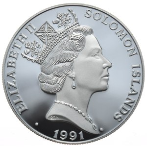Wyspy Salomona, 10 Dolarów, 1991r., Neyra