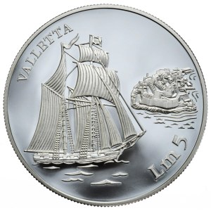 Malta, 5 Lirów, 1994r., Valletta
