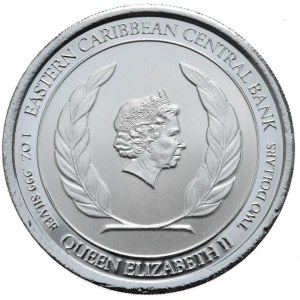 Antigua I Barbuda, 2 Dolary, 2019r., Luneta