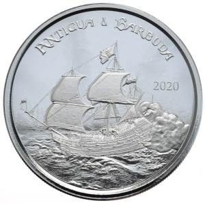 Antigua I Barbuda, 2 Dolary, 2020r., Statek