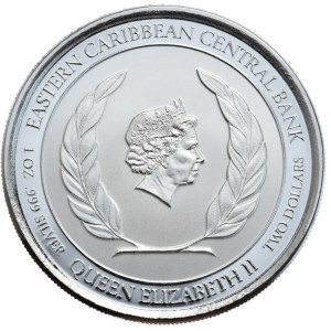 Antigua I Barbuda, 2 Dolary, 2020r., Statek